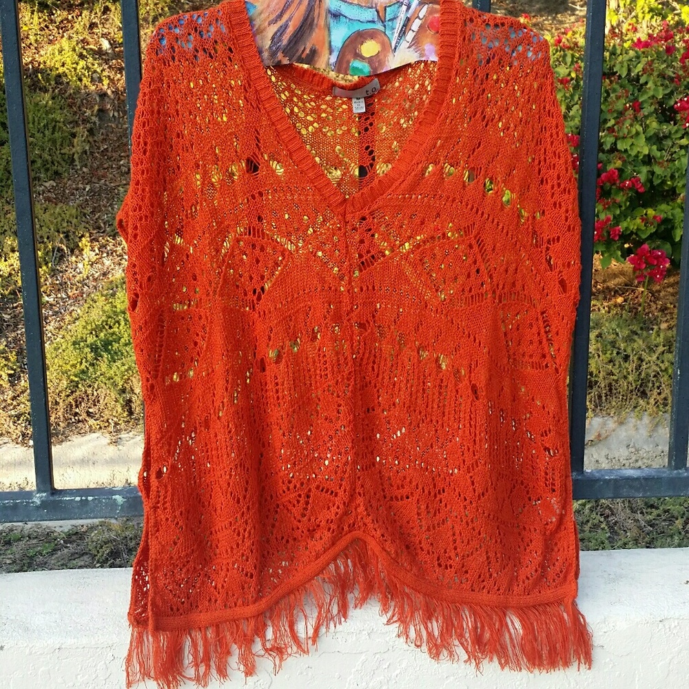 Rust Sweater Vest - Picture 5 of 8